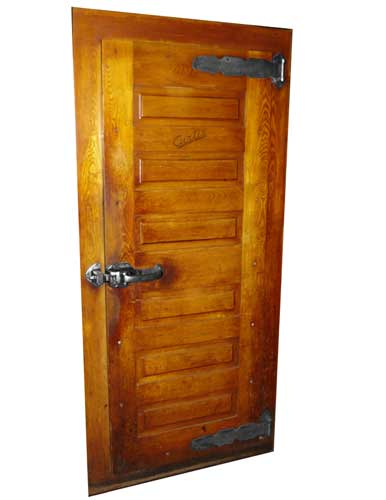 An early wooden Curtis door